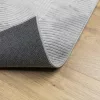  IZA szürke rövid szálú skandináv stílusú szőnyeg 160 x 230 cm