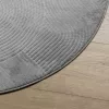  IZA szürke rövid szálú skandináv stílusú szőnyeg Ø 100 cm