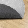  IZA szürke rövid szálú skandináv stílusú szőnyeg Ø 100 cm