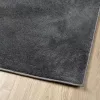  OVIEDO antracitszürke rövid szálú szőnyeg 200 x 200 cm