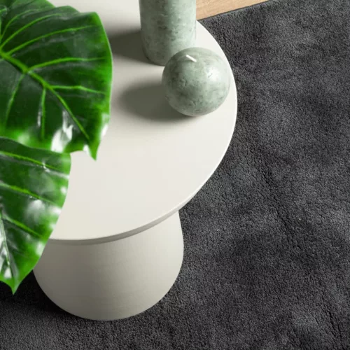  OVIEDO antracitszürke rövid szálú szőnyeg 200 x 280 cm