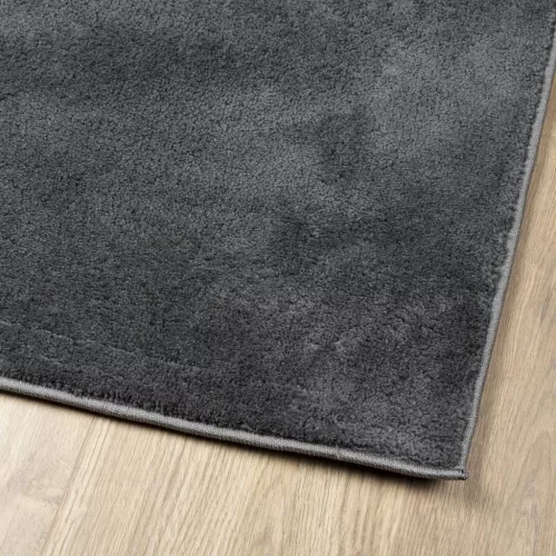  OVIEDO antracitszürke rövid szálú szőnyeg 240 x 340 cm
