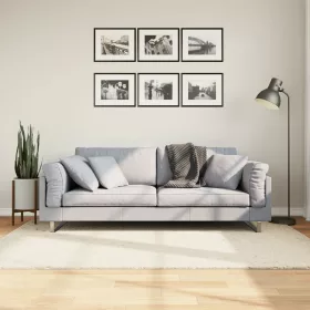  OVIEDO bézs rövid szálú szőnyeg 140 x 200 cm