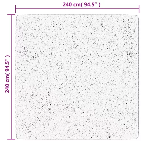  OVIEDO bézs rövid szálú szőnyeg 240 x 240 cm