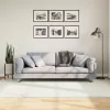  OVIEDO krémszínű rövid szálú szőnyeg 160 x 230 cm