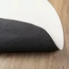  OVIEDO krémszínű rövid szálú szőnyeg Ø 120 cm