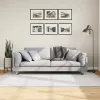  OVIEDO szürke rövid szálú szőnyeg 140 x 200 cm
