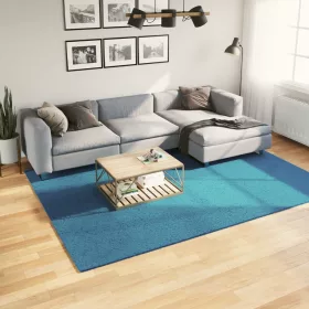  OVIEDO türkiz rövid szálú szőnyeg 200 x 280 cm