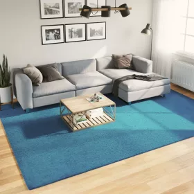  OVIEDO türkiz rövid szálú szőnyeg 240 x 340 cm
