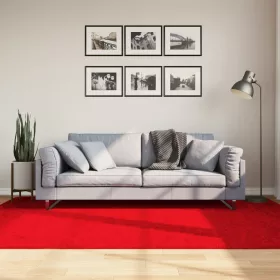  OVIEDO piros rövid szálú szőnyeg 160 x 230 cm