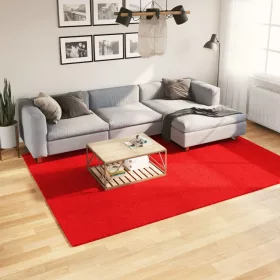  OVIEDO piros rövid szálú szőnyeg 200 x 280 cm