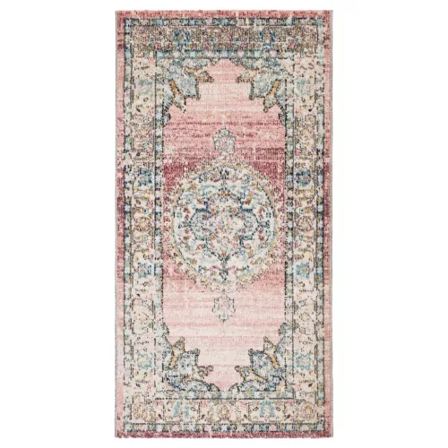  ARBIZU többszínű vintage stílusú bel-/kültéri szőnyeg 80x150 cm