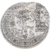  ARBIZU többszínű vintage stílusú bel-/kültéri szőnyeg Ø 120 cm