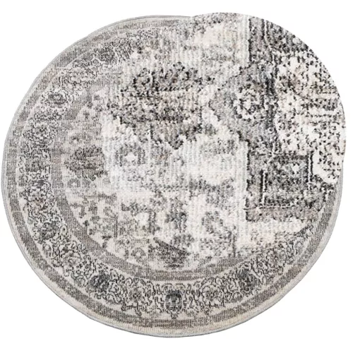  ARBIZU többszínű vintage stílusú bel-/kültéri szőnyeg Ø 120 cm