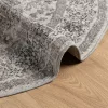  ARBIZU többszínű vintage stílusú bel-/kültéri szőnyeg Ø 120 cm