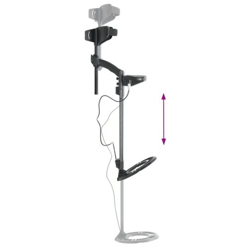  LCD-kijelzős fémdetektor 24 cm keresési mélységgel