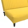  kétszemélyes sárga bársony kanapéágy