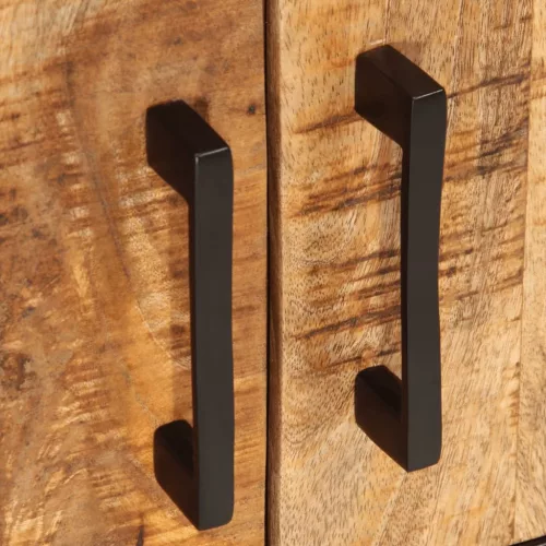  tömör nyers mangófa TV-szekrény 110 x 35 x 40 cm