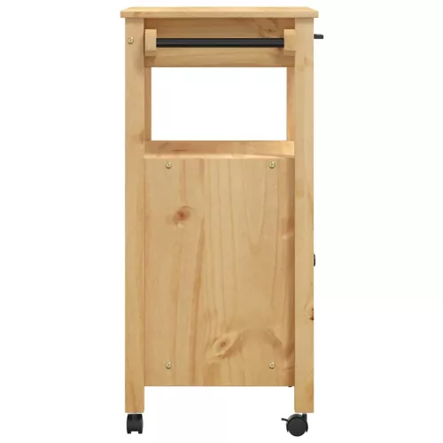 MONZA tömör fenyőfa konyhai kocsi 60 x 40 x 90 cm