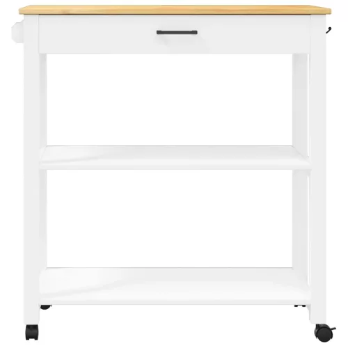  MONZA tömör fenyőfa konyhai kocsi 84 x 40 x 90 cm