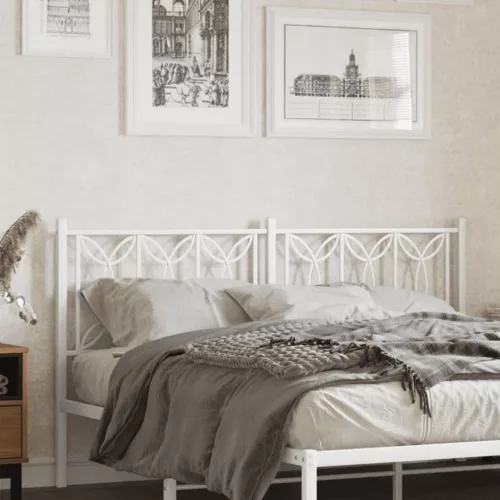  fehér fém csere fejtámla 150 cm