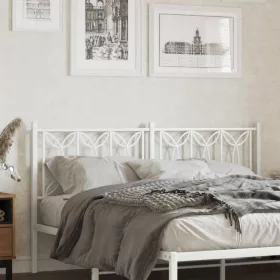  fehér fém csere fejtámla 160 cm