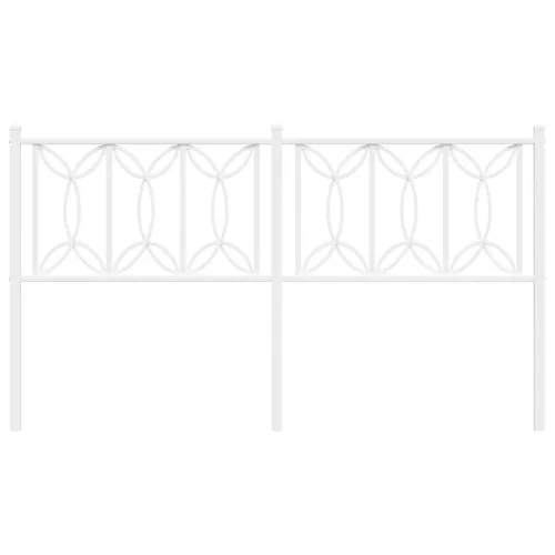  fehér fém csere fejtámla 160 cm