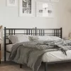  fekete fém csere fejtámla 180 cm