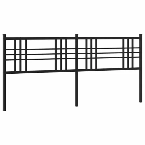  fekete fém csere fejtámla 180 cm