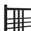  fekete fém csere fejtámla 180 cm