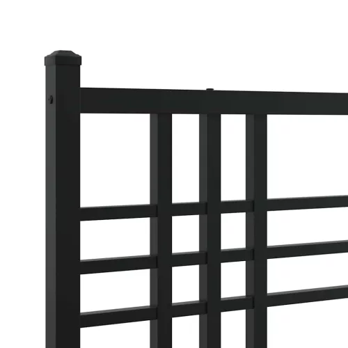  fekete fém csere fejtámla 180 cm