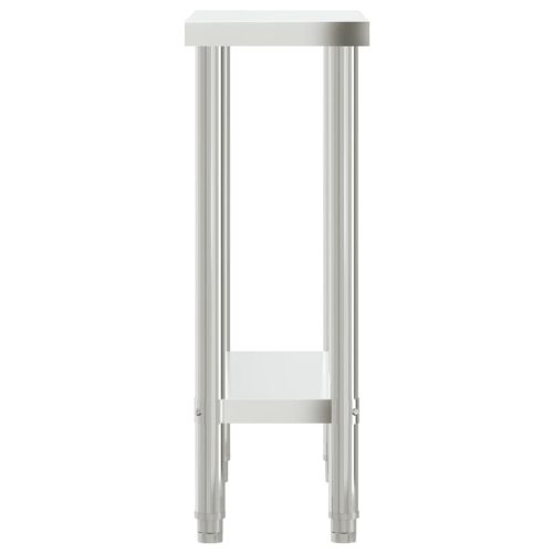  rozsdamentes acél konyhai munkaasztal 82,5 x 30 x 85 cm