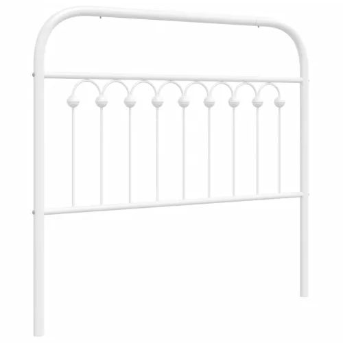  fehér fém fejtámla 100 cm