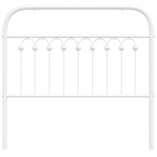  fehér fém fejtámla 100 cm