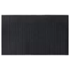  négyszögletű fekete bambusz szőnyeg 60 x 100 cm
