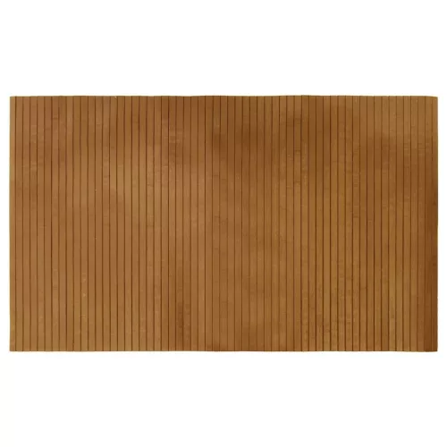  négyszögletű barna bambusz szőnyeg 60 x 100 cm
