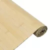  négyszögletű világos természetes bambusz szőnyeg 60 x 100 cm