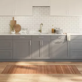  négyszögletű természetes bambusz szőnyeg 60 x 200 cm