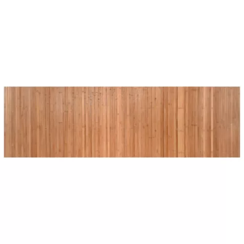  négyszögletű természetes bambusz szőnyeg 60 x 200 cm