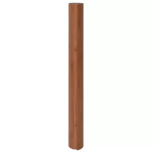  négyszögletű barna bambusz szőnyeg 60 x 200 cm
