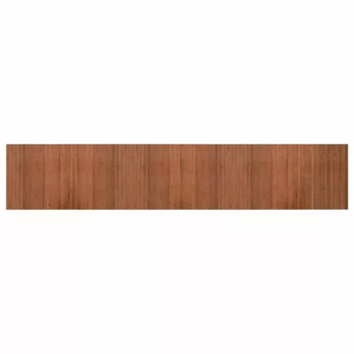  négyszögletű barna bambusz szőnyeg 60 x 300 cm