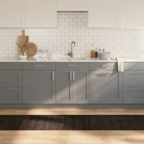  négyszögletű sötétbarna bambusz szőnyeg 60 x 300 cm