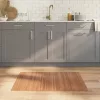  négyszögletű természetes bambusz szőnyeg 70 x 100 cm