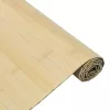  négyszögletű világos természetes bambusz szőnyeg 70 x 100 cm