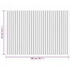  négyszögletű sötétbarna bambusz szőnyeg 70 x 100 cm