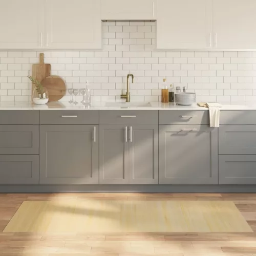  négyszögletű világos természetes bambusz szőnyeg 70 x 200 cm