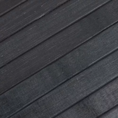  négyszögletű szürke bambusz szőnyeg 70 x 200 cm