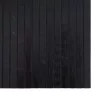  négyszögletű fekete bambusz szőnyeg 70 x 300 cm