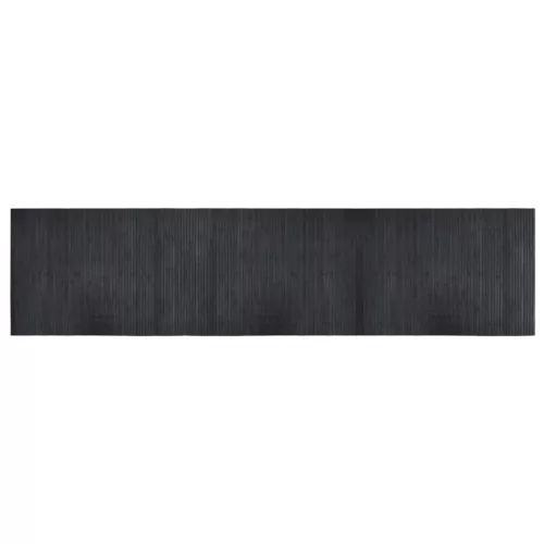  négyszögletű szürke bambusz szőnyeg 70 x 300 cm