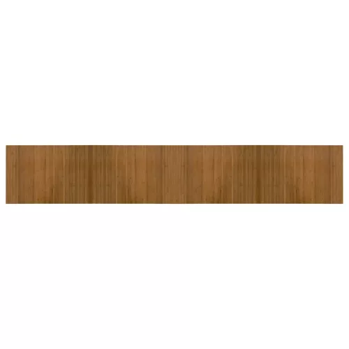  négyszögletű barna bambusz szőnyeg 70 x 400 cm